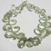This listing is for the 23 pcs of AAA Quality Green Amethyst Oval Concave Cut Beads in size of 10x14 - 13x18 mm approx,,Length: 7 inch
